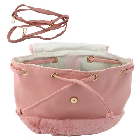 Plecak Dziecięcy Pluszowy Uszy Regulowany Pasek Różowy 22cm 4L Plecak Dziecięcy Pluszowy Uszy Regulowany Pasek Różowy 22cm 4L