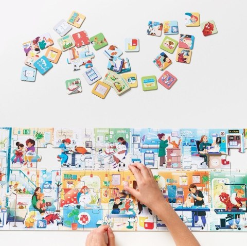 Puzzle co robi weterynarz Puzzle co robi weterynarz