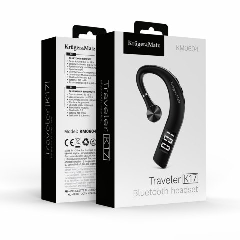 Słuchawka Bluetooth Kruger&Matz Traveler K17 Słuchawka Bluetooth Kruger&Matz Traveler K17
