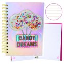 Zeszyt Notatnik W Linie Candy Dreams Cukierki Holograficzny A5 70 Kartek