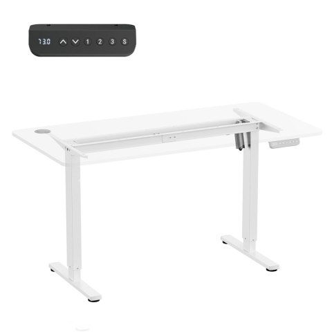 Biurko elektryczne regulacja wys. Ergo Office, max wys. 1160mm, max - 80 kg, bez blatu do pracy stojąco siedzącej, białe, ER-400 Biurko elektryczne regulacja wys. Ergo Office, max wys. 1160mm, max - 80 kg, bez blatu do pracy stojąco siedzącej, białe, ER-400