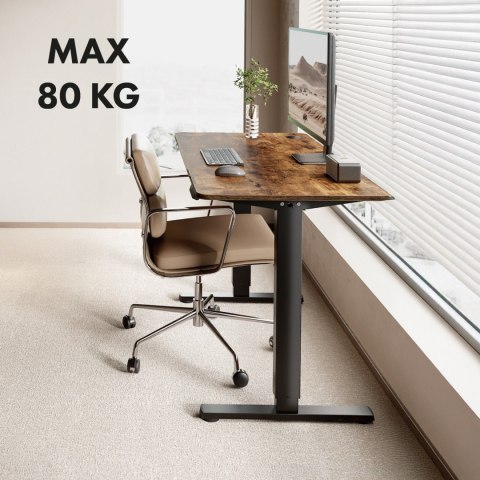 Biurko elektryczne regulacja wys. Ergo Office, max wys. 1160mm, max - 80 kg, bez blatu do pracy stojąco siedzącej, czarne, ER-40 Biurko elektryczne regulacja wys. Ergo Office, max wys. 1160mm, max - 80 kg, bez blatu do pracy stojąco siedzącej, czarne, ER-40