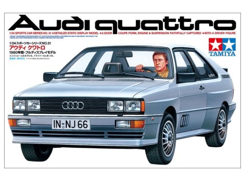 Model plastikowy audi quattro 1/24 Model plastikowy audi quattro 1/24
