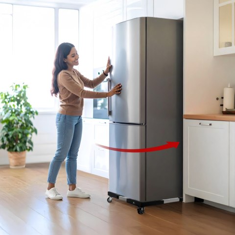 Podstawa pod pralkę ruchoma Maclean, blokada kółek, szer. 700-900mm, uniwersalna, do 200kg, MC-119 B Podstawa pod pralkę ruchoma Maclean, blokada kółek, szer. 700-900mm, uniwersalna, do 200kg, MC-119 B