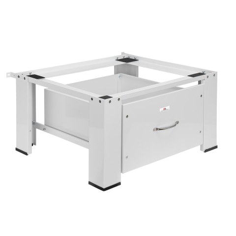 Podstawa pod pralkę / suszarkę z szufladą Maclean, max. obciążenie 150kg, biała, MC-117 W Podstawa pod pralkę / suszarkę z szufladą Maclean, max. obciążenie 150kg, biała, MC-117 W