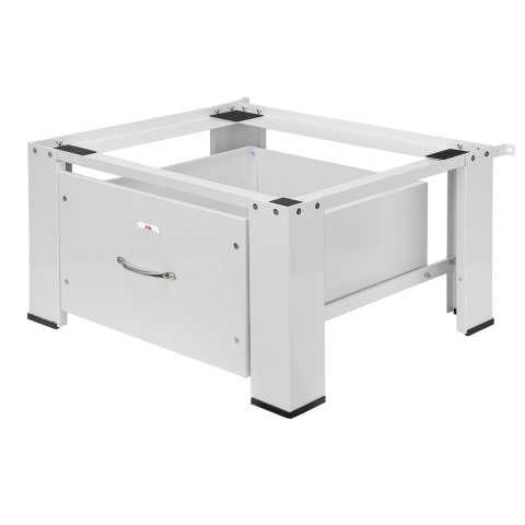 Podstawa pod pralkę / suszarkę z szufladą Maclean, max. obciążenie 150kg, biała, MC-117 W Podstawa pod pralkę / suszarkę z szufladą Maclean, max. obciążenie 150kg, biała, MC-117 W