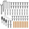 Przegroda biurkowa / organizer Ergo Office, max. obciążenie 10kg, biała i korkowa tablica, szerokość 1250mm, biała, ER-300 W
