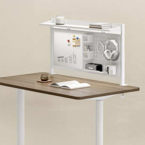 Przegroda biurkowa / organizer Ergo Office, max. obciążenie 10kg, biała tablica, szerokość 1116mm, biała, ER-301 W Przegroda biurkowa / organizer Ergo Office, max. obciążenie 10kg, biała tablica, szerokość 1116mm, biała, ER-301 W