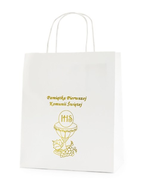 Torebka prezentowa - Pamiątka Pierwszej Komunii - papierowa Torebka prezentowa - Pamiątka Pierwszej Komunii - papierowa