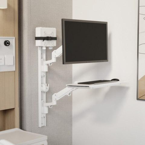 Uchwyt do mini komputerów Maclean, zakres 17-70mm, kompatybilny z VESA, max. obciążenie 5kg, biały, MC-115 W Uchwyt do mini komputerów Maclean, zakres 17-70mm, kompatybilny z VESA, max. obciążenie 5kg, biały, MC-115 W