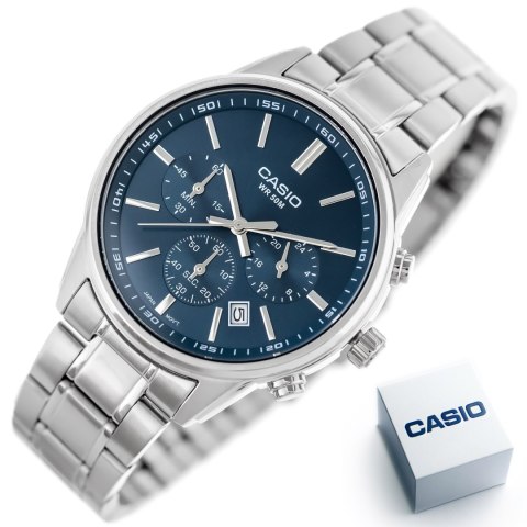 ZEGAREK MĘSKI CASIO MTP-E515D-2A1 (zd265b) + BOX ZEGAREK MĘSKI CASIO MTP-E515D-2A1 (zd265b) + BOX