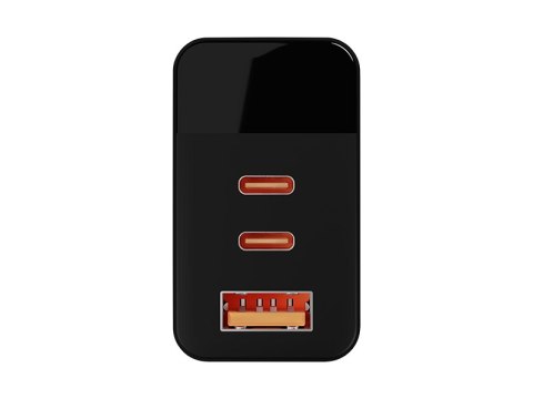 76-030# Ładowarka sieciowa gniazdo usb + usb-cx2 pd 65w gan czarna 76-030# Ładowarka sieciowa gniazdo usb + usb-cx2 pd 65w gan czarna