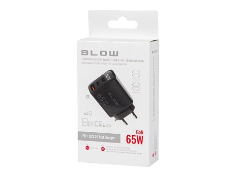 76-030# Ładowarka sieciowa gniazdo usb + usb-cx2 pd 65w gan czarna 76-030# Ładowarka sieciowa gniazdo usb + usb-cx2 pd 65w gan czarna