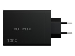 76-031# Ładowarka sieciowa gniazdo usb-cx4 pd 100w gan czarna