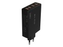 76-031# Ładowarka sieciowa gniazdo usb-cx4 pd 100w gan czarna