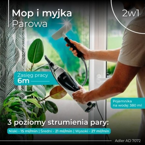 AD 7072 Mop i myjka parowa 2w1 - zestaw akcesoriów AD 7072 Mop i myjka parowa 2w1 - zestaw akcesoriów