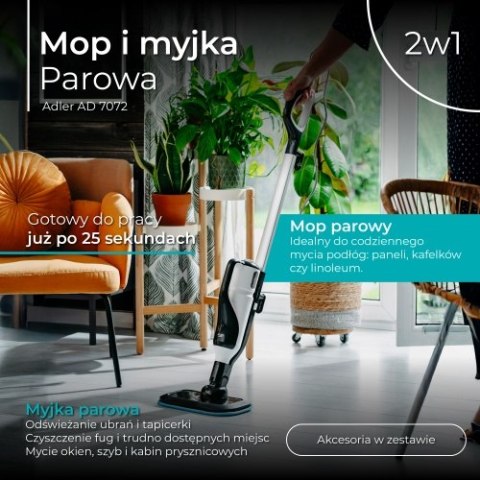 AD 7072 Mop i myjka parowa 2w1 - zestaw akcesoriów AD 7072 Mop i myjka parowa 2w1 - zestaw akcesoriów