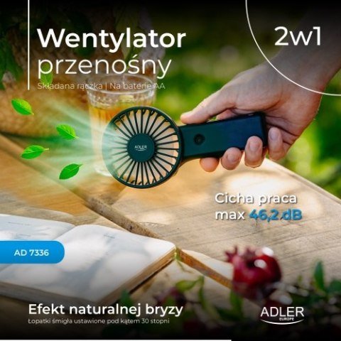 AD 7336 Wentylator przenośny | składana rączka | na baterie aa AD 7336 Wentylator przenośny | składana rączka | na baterie aa