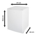 AD 8097 White Wolnostojąca lodówka podblatowa 58l| metalowe drzwi | regulacja chłodzenia | agregatowa | biała
