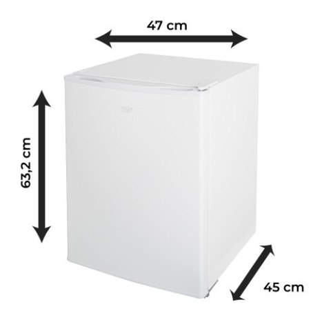 AD 8097 White Wolnostojąca lodówka podblatowa 58l| metalowe drzwi | regulacja chłodzenia | agregatowa | biała AD 8097 White Wolnostojąca lodówka podblatowa 58l| metalowe drzwi | regulacja chłodzenia | agregatowa | biała
