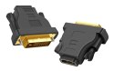 HD6 Adapter gniazdo hdmi-wtyk dvi gold