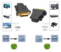 HD6 Adapter gniazdo hdmi-wtyk dvi gold