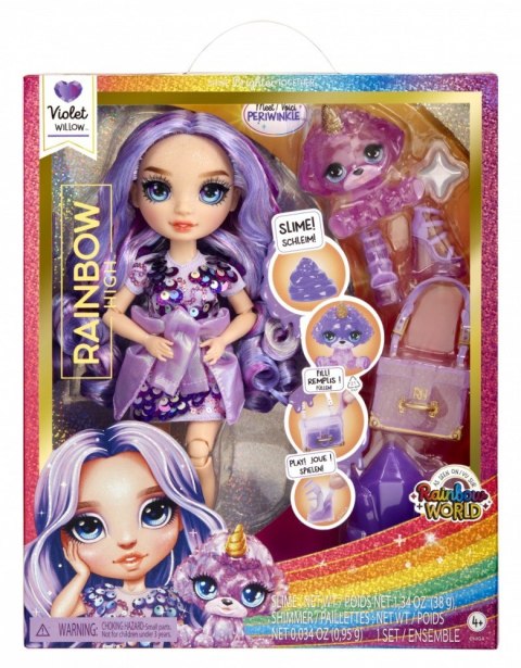 Lalka classic rainbow fashion violet purple Lalka classic rainbow fashion violet purple