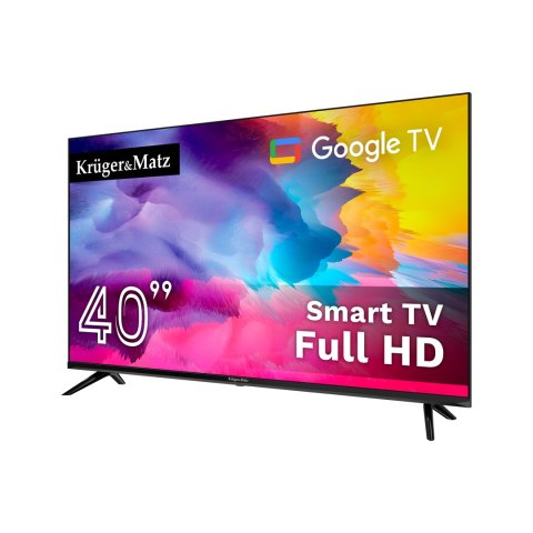 Telewizor Kruger&Matz 40" FHD Google TV 5.0, DVB-T2/S2/T/C H.265 HEVC Telewizor Kruger&Matz 40" FHD Google TV 5.0, DVB-T2/S2/T/C H.265 HEVC