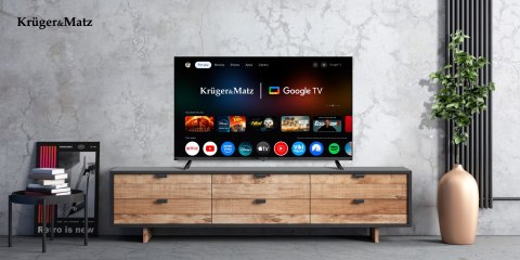 Telewizor Kruger&Matz 40" FHD Google TV 5.0, DVB-T2/S2/T/C H.265 HEVC Telewizor Kruger&Matz 40" FHD Google TV 5.0, DVB-T2/S2/T/C H.265 HEVC
