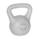 Kettlebell bitumiczny 2 kg szary REBEL ACTIVE