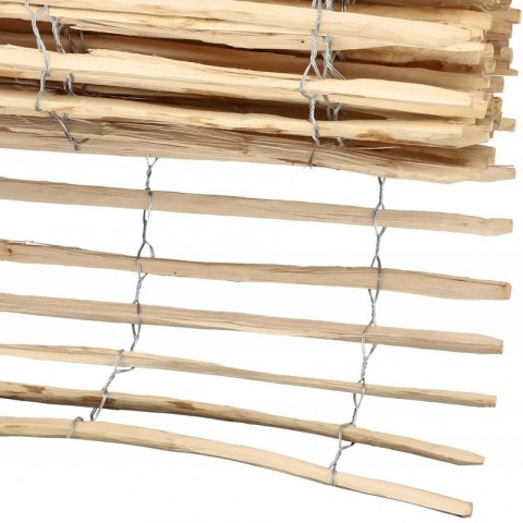 Płotek ogrodowy LESZCZYNOWY, obrzeża łupanka długość 5m, wys. 100cm OA04WZ2