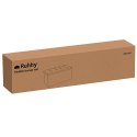 Pufa welurowa ciemnoszary 76x38x38cm Ruhhy 26130