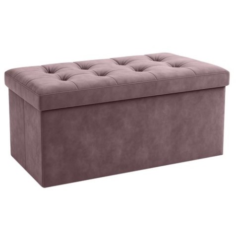 Pufa welurowa ciemnoszary 76x38x38cm Ruhhy 26130 Pufa welurowa ciemnoszary 76x38x38cm Ruhhy 26130