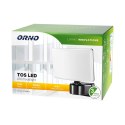TOS LED 30W naświetlacz ogrodowy, 2200lm, IP65, 4000K, PC, czarny