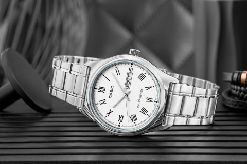 Zegarek Męski CASIO MTP-V006D-7BUDF + BOX Zegarek Męski CASIO MTP-V006D-7BUDF + BOX