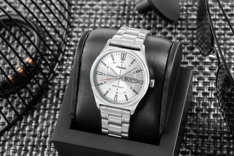 Zegarek Męski CASIO MTP-V006D-7CUDF + BOX Zegarek Męski CASIO MTP-V006D-7CUDF + BOX