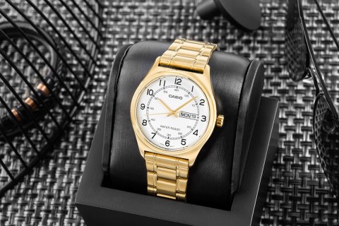 Zegarek Męski CASIO MTP-V006G-7BUDF + BOX Zegarek Męski CASIO MTP-V006G-7BUDF + BOX
