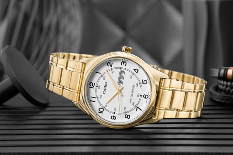 Zegarek Męski CASIO MTP-V006G-7BUDF + BOX Zegarek Męski CASIO MTP-V006G-7BUDF + BOX