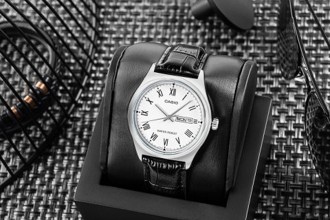 Zegarek Męski CASIO MTP-V006L-7BUDF + BOX Zegarek Męski CASIO MTP-V006L-7BUDF + BOX