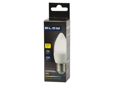 87-404# Żarówka led e27 c37 eco 7w b.neutralna świeczka 87-404# Żarówka led e27 c37 eco 7w b.neutralna świeczka