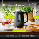 AD 1379b Czajnik elektryczny 1,7 l | strix | płaska grzałka | automatyczne wyłączanie | czarny