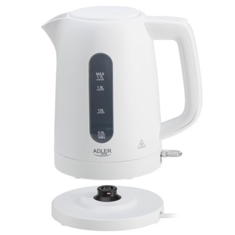 AD 1379w Czajnik elektryczny 1,7 l | strix | płaska grzałka | automatyczne wyłączanie | biały AD 1379w Czajnik elektryczny 1,7 l | strix | płaska grzałka | automatyczne wyłączanie | biały
