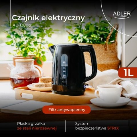 AD 1380b Czajnik elektryczny 1,0 l | strix | obrotowa podstawa | AD 1380b Czajnik elektryczny 1,0 l | strix | obrotowa podstawa |