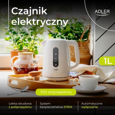AD 1380w Czajnik elektryczny 1,0 l | strix | obrotowa podstawa | AD 1380w Czajnik elektryczny 1,0 l | strix | obrotowa podstawa |