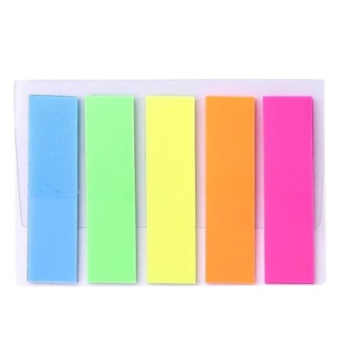 Karteczki Indeksujące Samoprzylepne Prostokątne Kolorowe 45x12mm Karteczki Indeksujące Samoprzylepne Prostokątne Kolorowe 45x12mm