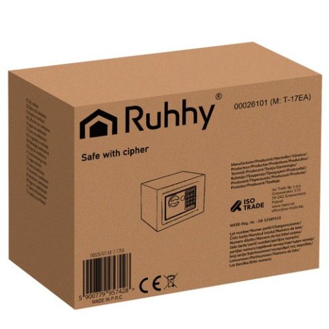 Sejf z szyfrem Ruhhy 26101 Sejf z szyfrem Ruhhy 26101