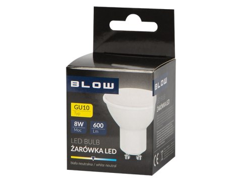 87-408# Żarówka led gu10 8w 230v b.neutralna 87-408# Żarówka led gu10 8w 230v b.neutralna