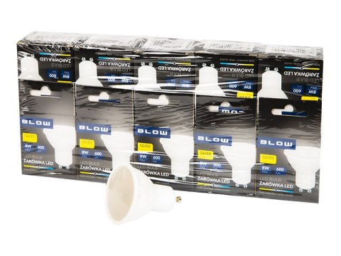 87-438# Żarówka led gu10 8w 230v neutralna 10szt