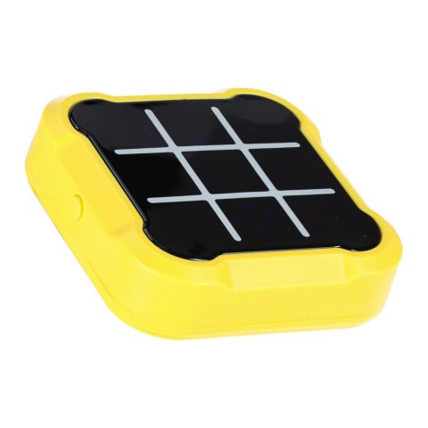 Kółko krzyżyk gra elektroniczna logiczna tic tac toe konsola przenośna żółta Kółko krzyżyk gra elektroniczna logiczna tic tac toe konsola przenośna żółta