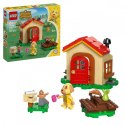 Klocki animal crossing 77058 przytulny dom goldie